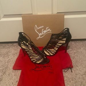 Black & Silver caged Christian Louboutin (Must go!)